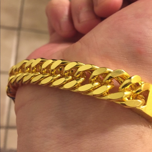 24k Cuban Link Bracelets! - Picture 2 of 4